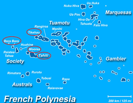 Polinesia Francese - Isole Tuamotu: Rangiroa - Fakarava - Tahiti - Bora Bora