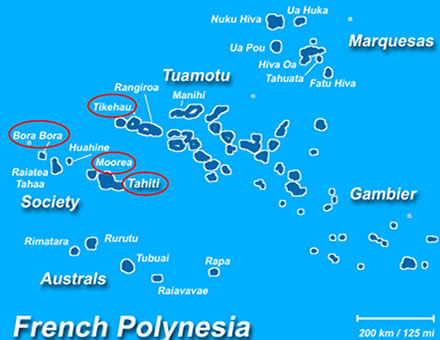 Polinesia Francese - Isole Tuamotu: Rangiroa - Fakarava - Tahiti - Moorea